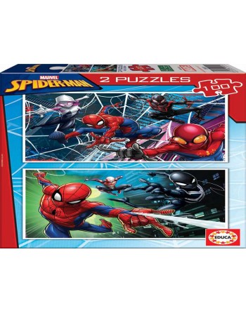PUZZLE 2X100 SPIDER-MAN