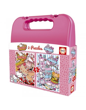 MALETA 2X48 HELLO KITTY