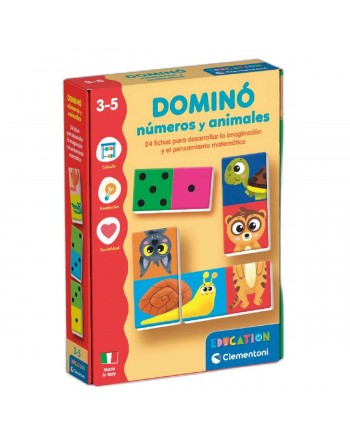 DOMINO DE NUMEROS Y ANIMALES