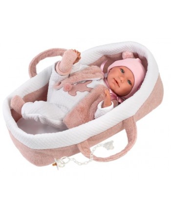 MIMI 42 CM LLORONA CAPAZO ROSA