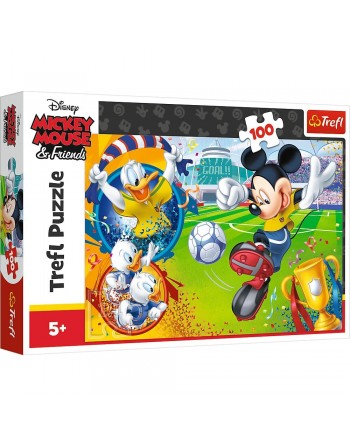 PUZZLE 100PCS - MICKEY FUTBOL