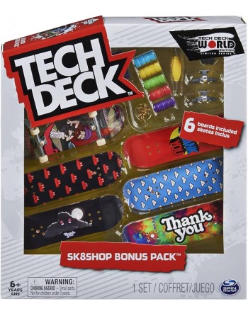 TECH DECK SKATE SHOP PACK 6