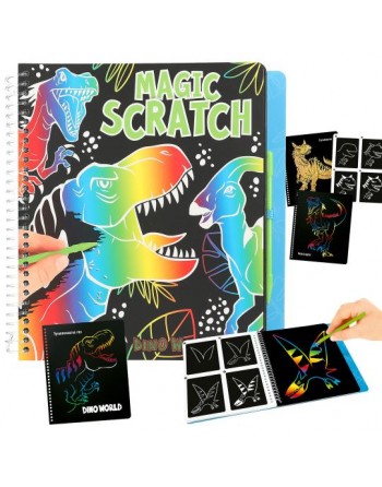 DINO WORLS MAGIC-SCRATCH BOOK