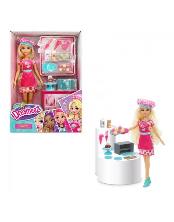 DREAMEEZ-SET MUÑECA PASTELERIA