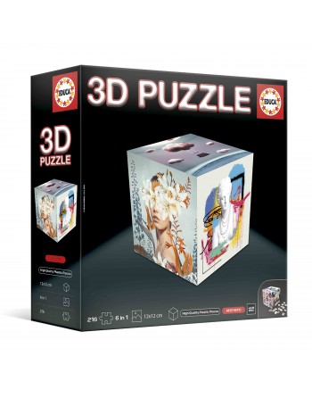 3D PUZZLE CUBE ANIMALES