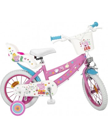 BICICLETA 14" PEPPA PIG ROSA