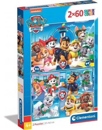 PUZZLE 2X60 PAW PATROL 