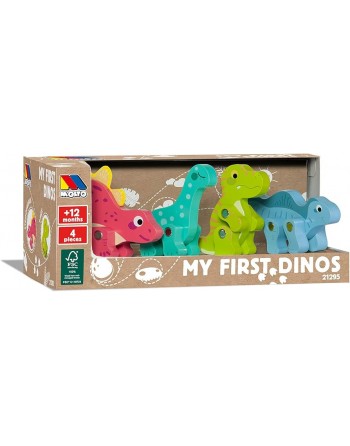 SET DINOSAURIOS MADERA