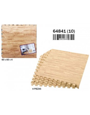 PUZZLE EVA MADERA 4 PCS