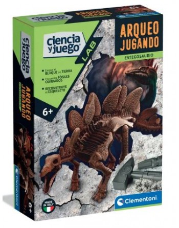 ARQUEOJUGANDO STEGOSAURO 