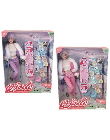 CAJA MUÑECA ESQUIADORA 2 SURT