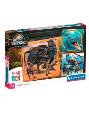PZL 3x48 SQUARE JURASSIC WORLD