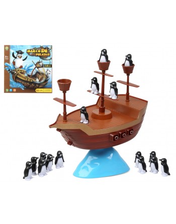 JUEGO ESTAB PINGUINOS 26X26CM