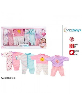 SET 4 TRAJES BEBE 41CM...