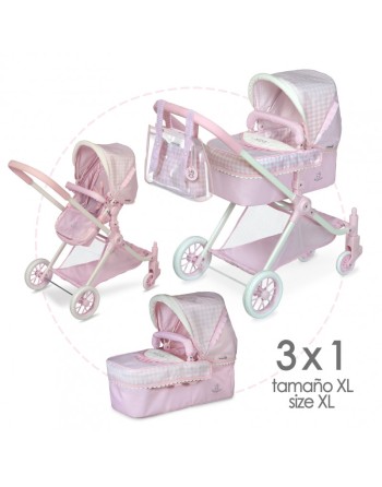 COCHE MUÑECA 3X1 XL