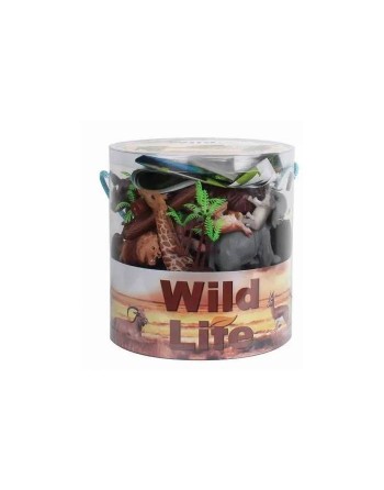 BOTE 34 PCS ANIMALES SALVAJES