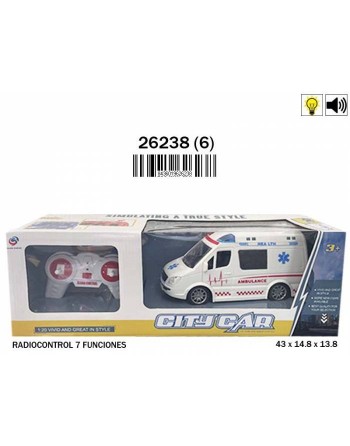 CAJA AMBULANCIA R/C C/LUZ Y...