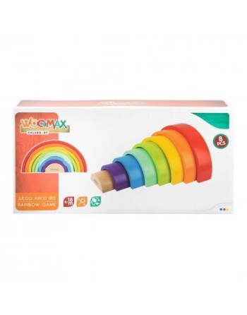 JUEGO ARCOIRIS MADERA 7 PZAS