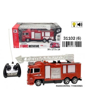 CAMION BOMBEROS R/C C/ LUZ...
