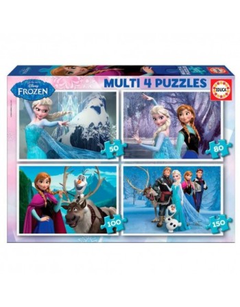 MULTI 4 PUZZLES FROZEN