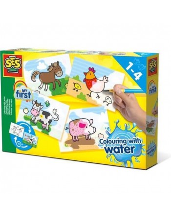COLOREAR CON AGUA ANIMALES