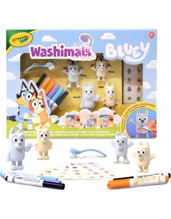 WASHIMALS BLUEY-SET 4...